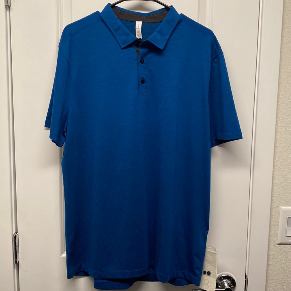 Mens Lululemon - Dark Royal Evolution Polo - XL